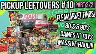 Pickup Leftovers #10 Part 2! Live Video Game & Toy Hunting! Massive 80's & 90's Haul!!!