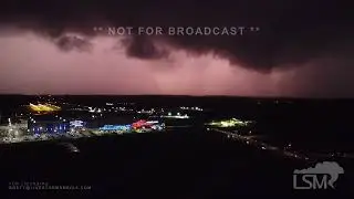 04_23_22 Norman, OK  drone timelapse wall cloud