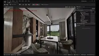 Interactive screen recording from the Unreal Engine VR Villa workspace