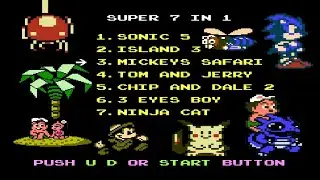 NES 7 in 1 HIK Gameplay : 7 Legendary NES Games