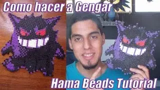 Halloween Tutorial ★ Como hacer a Gengar en Hama/Perler Beads