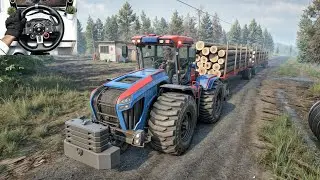Extreme Logging with Futom 7290RA | Season 14 | SnowRunner | Logitech G29 Gameplay | #787