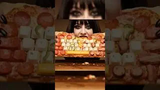 How Does A PIZZA KEYBOARD TASTE? #ai #asmr #asmrai