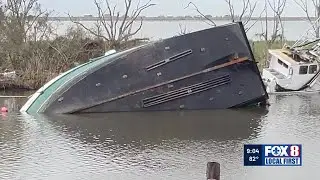 Terrebonne Parish fishermen survive Hurricane Ida as boats capsize, homes torn apart