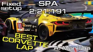 LMU Hotlap | Corvette Z06.R GT3 | Spa | 2:21:191 | Fixed setup