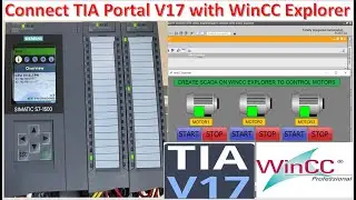 TIA PORTAL V17 CONNECT WITH WINCC EXPLORER V7.5