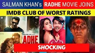 OMG😵Salman Khan's Radhe joins 5 movies with worst Bollywood IMDB Ratings