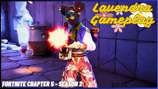 FORTNITE Chapter 5 - Season 2 LAVENDRA Skin Gameplay.