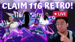 (🔴LIVE) Claim 116 Retro Stars Gratis!! #fifamobilelive #fifamobileevents #fifaindonesia #live