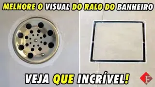VEJA TROCA DO RALO COMUM  PARA O RALO INVISIVEL RAPIDO E  BARATO  FABIO123