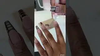 Как наносить накладные ногти (ЛЕГКО) #ногти #как #шорты