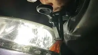 HEADLIGHT BULB REPLACEMENT AT NIGHT
