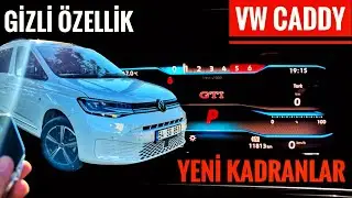 VW CADDY GOLF R KADRAN YAPTIK | TELEFONDAN GİZLİ ÖZELLİK AÇMAK | SFD KİLİT | OBDELEVEN