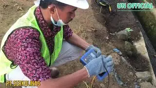 Pengujian grounding menggunakan EART TESTER HIOKI FT6031-03
