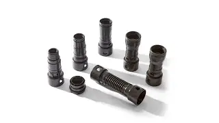 Rutlands&reg; Power Tool Dust Hose Fast-Click Adaptors - Set of 7