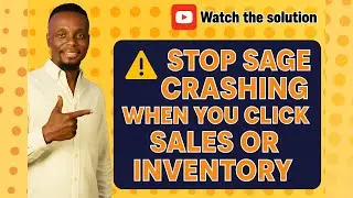 Stop Sage 50 crashing when you click inventory items or sales
