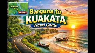 Barguna to Kuakata Travel Guide | Route, Cost, Bus & Launch Journey | Bangla Vlog