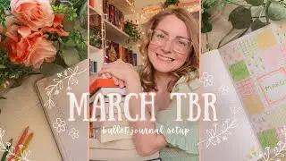Cozy March TBR + Bullet Journal Setup I Starting 10 New Book Series 📚 #bulletjournal #books #tbr