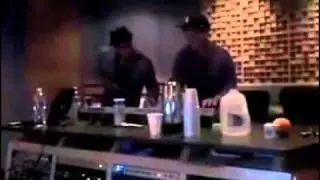 Bruno Mars and Phil Lawrence messing around