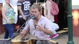 Busking in Fremantle