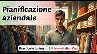Learn Italian with stories about business plans.