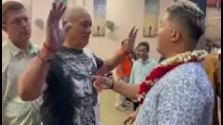 Prophet Ben Lim prophesying over Apostle Constantine I. Nightingdale www.armyofthelord5dr.org 