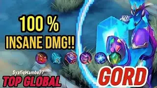 Gameplay Gord Mid Lane Extremely Underrated [ Top Global Gord ] Mobile Legends