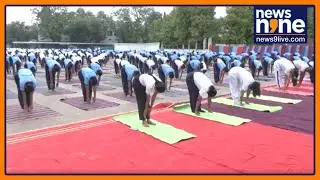 NCC Cadets Perform Yoga in Ahmedabad Ahead of International Yoga Day 2025 | News9