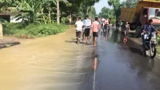 Floods arrive in Chhapra, Bihar