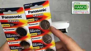 Pin c&uacute;c &aacute;o Panasonic CR2450 ch&iacute;nh h&atilde;ng bao b&igrave; cũ Made in Indonesia