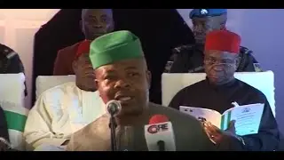 2014--2nd Niger Bridge Ground Breaking--Onolememen played host to Pre Jonathan&ndash; Hon Emeka Ihedioh