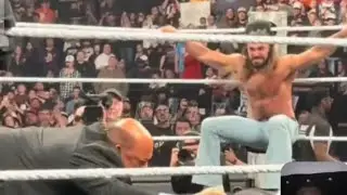 Seth Rollins attack Paul Heyman off air clip after WWE Raw 