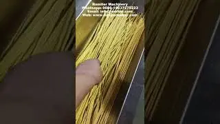 Double Side Steel Wire Plastic PE PVC Coating Cutting Machine for Indonesia Customer