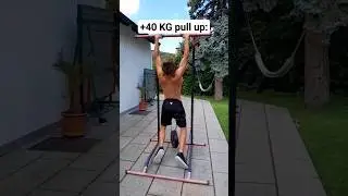 40 KG pull up? New PR 💪#shorts #calisthenics