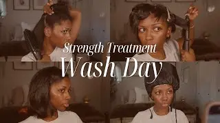 Укрепляющий уход | Восстанавливающий уход Cecred | День выпрямления волос Straight Natural Wash D...
