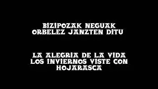 Elurretan HUNTZA EUSKARA ESPA&Ntilde;OL