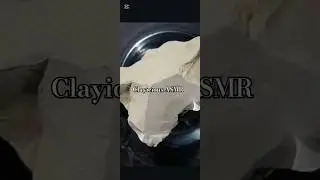 Hot water poured on Ural clay🤤 #clay #asmr #asmrsounds #viral #satisfying #уральская #хруст #глина