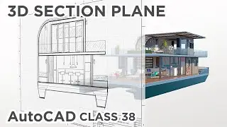 AutoCAD 3D Section Plane Tool  | AutoCAD Tutorial
