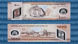 🇦🇪 2022-2024 1000 AED United Arab Emirates Dirhams Standard Circulation Banknote