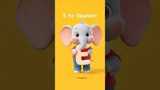 Kids Learn ABC Song - A for Apple 🍎 B for Ball ⚽ C for Cat 😺 D for Dog 🐕 #kids #learn #abcd #shorts
