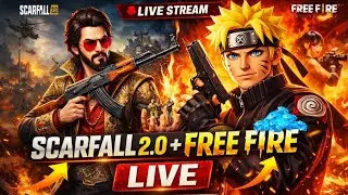 FREE FIRE NARUTO 😈🔥 | SCARFALL 2.0 LIVE | FUNNY GMR47