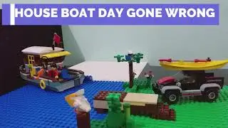 LEGO CREATOR Riverside House Boat 31093 - PART 1| How To | STOP MOTION