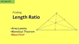 Finding Ratios of Line Segments | Geometry 1.0 | PRMO/IOQM