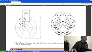 AutoCAD. Fig. 6. Flor: matriz polar