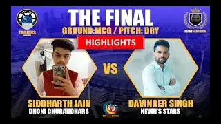 Davinder Gaming ⚡vs Sid🌟| Final Highlishts |🔥 Trojans MAHI-SANGRAM 🔥|Real Cricket 20 🏏