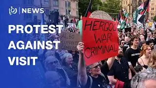 Protesters in Melbourne rally against 'Israeli' president's visit to Australia
