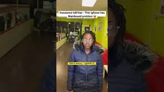 Insurance LIED to Her about getting her PHONE Fixed 😱#shorts #apple #iphone #ios #insurance #fyp