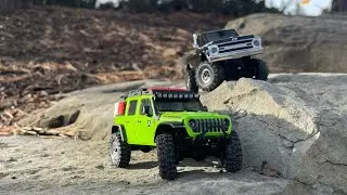 SCX30 Sunny afternoon #automobile #axial #jeep#offroad 