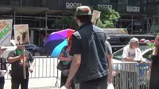 Welcome = Protest at Iran's Mission to the UN, NYC