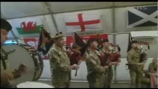 Frontline soldiers mark St Andrews Day 03.12.12